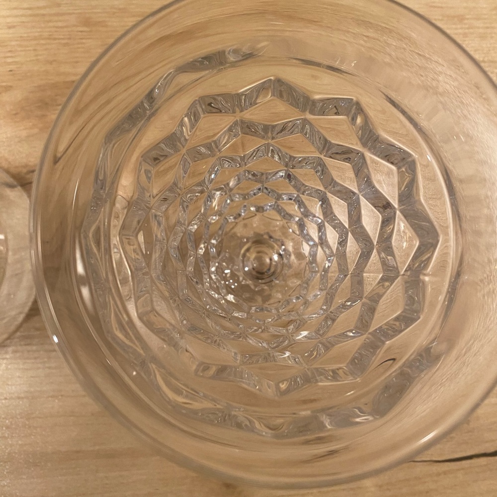 Two Vintage Fostoria Glasses, gorgeous clear Fostoria Glass here! Sold in pair! - Picture 6 of 7